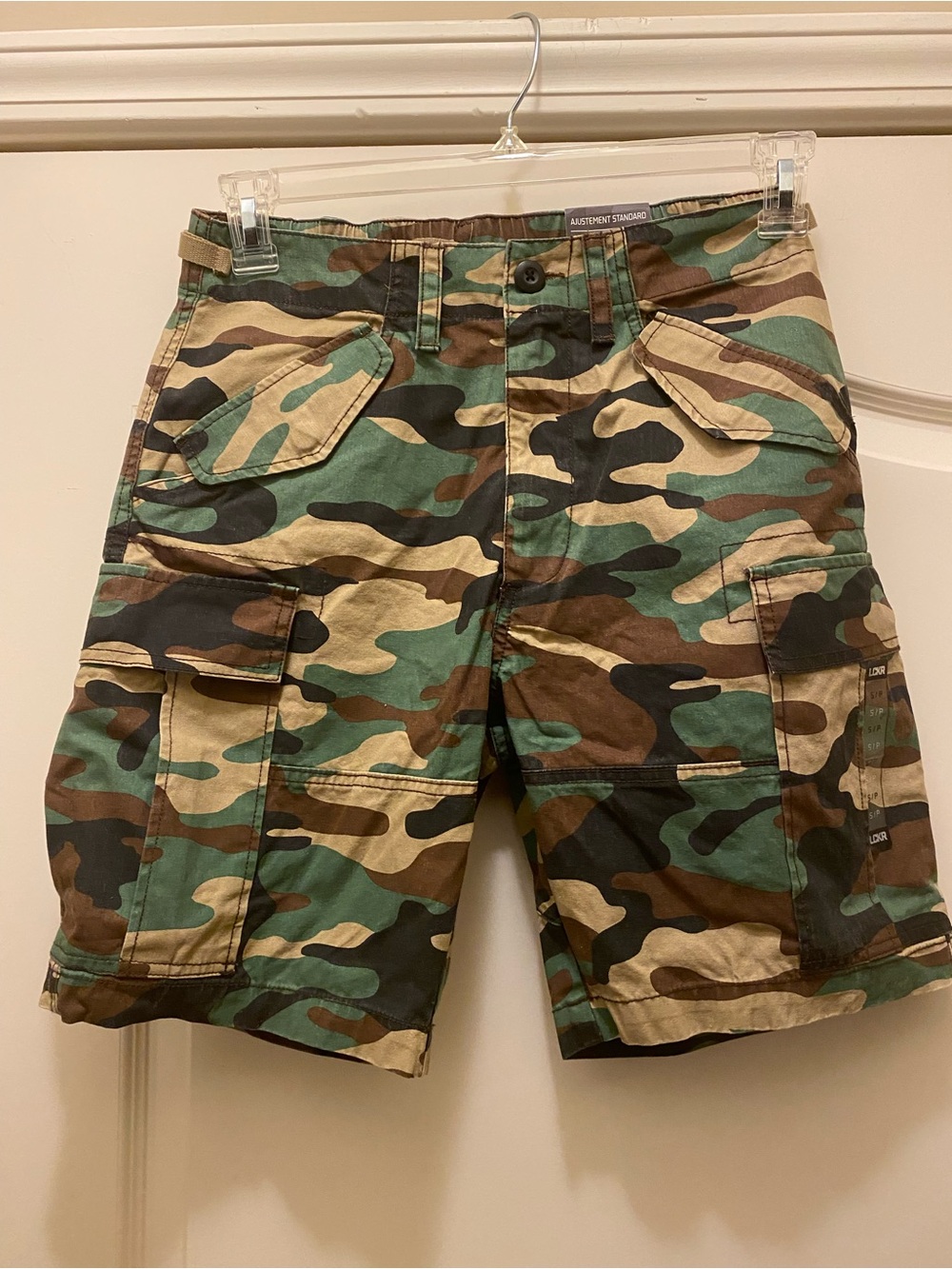 Camouflage Cargo Shorts - Green Camo